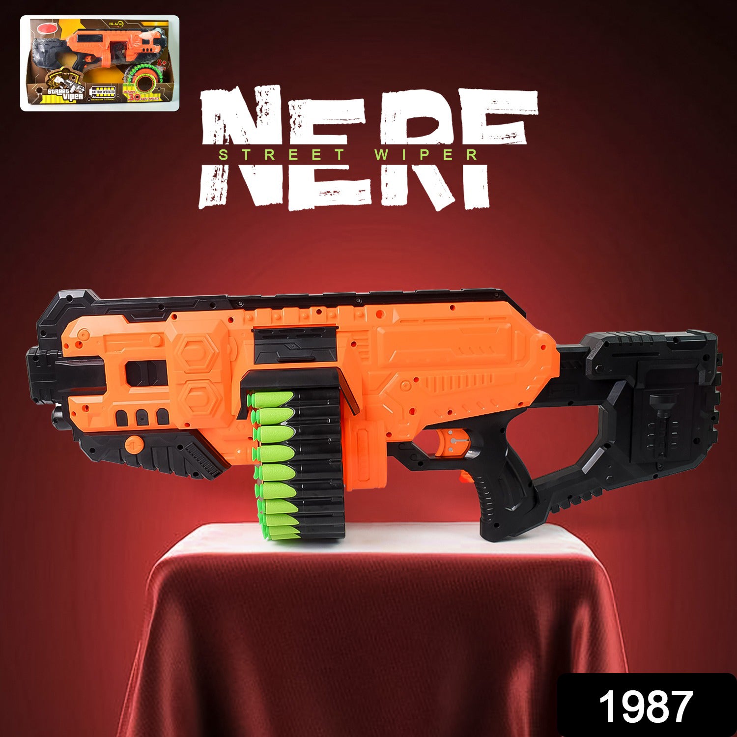 Street Viper Gun With 30 Soft Bullets (1 Set) Street Viper Gun With 30 Soft Bullets (1 Set)